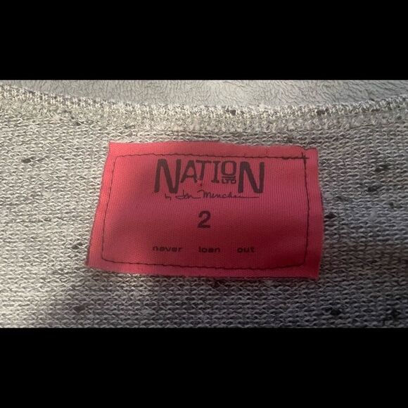 NATION LTD by Jen Menchaca short sleeve thin knit size L good condition - Picture 2 of 3